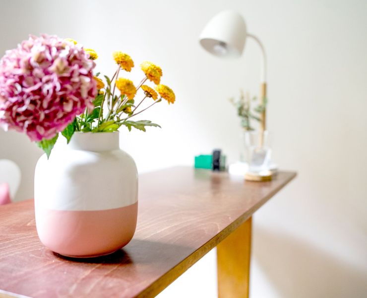 Blumen in der Physiotherapiepraxis in Hamburg-Alsterdorf